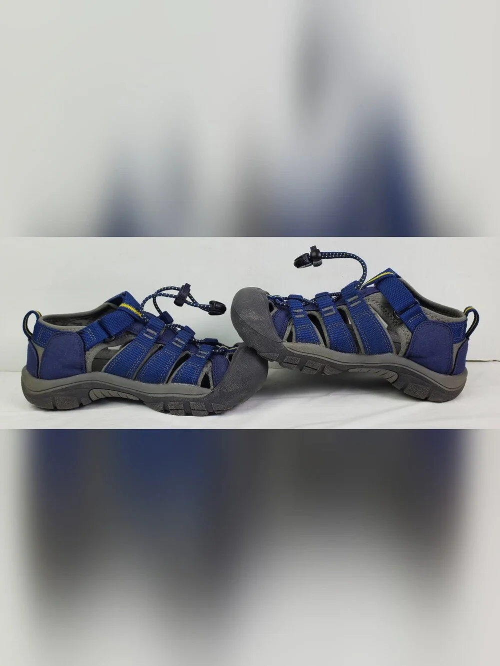 Keen Newport H2 Little Kids Blue Sandals Water Shoes Waterproof - Size 13 - GUC
